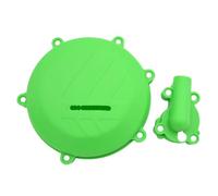 Motorbike Crankcases Motocross Plastic Protector Clutch Guard Water Pump Cover KX450F 2016-2018 KX 450F Bike Motorcycle Universal(2 Piece Set)