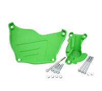 Motorbike Crankcases Motorcycle Water Pump Cover Protector Clutch Guard KX250F 2004 2005 2006-2017 KX 250F Bike Universal Parts(2 Piece Set)