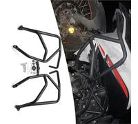Motorbike Crash Bar Motorcycle Falling Protection Bumper Engine Upper Guard Body Frame Slider Protector Accessories For Benelli TRK702 2022 2023 Crash Bar(Black- Silver)