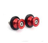 Motorbike Crash Bungs 10mm Swingarm Spools Slider Swing Screw Sliders Spools For CFMOTO CLX700 CLX-700 450MT 800MT 450NK 800MK 450SS 675SR-R(RED)