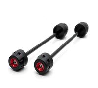 Motorbike Crash Bungs For FZ1 For Fazer 2006-2015 FZ-1N FZ1N 2006-2012 Motorcycle Accessories Wheel Protector Front Rear Axle Fork Crash Sliders(RED)