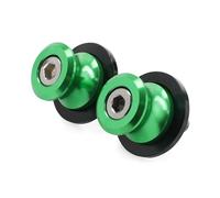 Motorbike Crash Bungs For Z650 Z800 Z900 Z1000 Z1000SX ZX6R ZX10R For NINJA 650 400 Motorcycle Accessories Stand Screw M8 Swingarm Spools Slider(GREEN)
