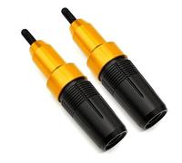 Motorbike Crash Bungs Motorcycle Exhaust Slider Crash Pad Falling Protector For Loncin For Voge 300AC 200AC 500R 500DS 300 200 500 Ac 500 Ds(2pieces Gold)