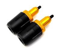 motorbike crash bungs Motorcycle Frame Sliders Crash Pad Falling Protection Exhaust Slider For Kawasaki For Ninja 650 KRT For Ninja650 2017-2024 Z650 RS 2025(Gold)