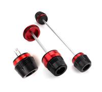 Motorbike Crash Bungs Motorcycle Front Rear Wheel Fork Slider Axle Crash Protector For R1300GS For ADVENTURE R 1300GS ADV 2024 2025 R1300 GS R 1300 GS(3 Red)