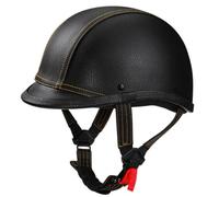 Motorbike Crash Half Helmet, Leather Motorcycle C,M(55-56CM)