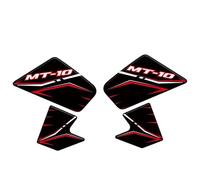 Motorbike Decoration Motorcycle Side Fuel Tank Stickers for YA&MAHA MT10 MT-10 MT 10 2016-2019 Tank Pad Gas Fuel Tank Decal Sticker Rim Sticker Set(Color 2)