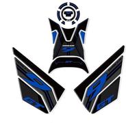 Motorbike Decoration Motorcycle Side Fuel Tank Stickers For YA&MAHA TRACER 9 GT Tracer9 Gt Tracer 900 2021-2023 Tank Pad Protector Sticker Decal Rim Sticker Set(Color 4)