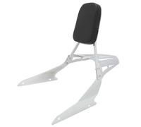 Motorbike Detachable Backrest Pad Motorcycle Rear Passenger Backrest Sissy Bar For Suzuki Boulevard M109R Limited Edition Boss With Luggage Rack Luggage Sissy Bar(Silver)