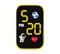 Motorbike Digital Clock - ABS 4.6x3.1x0.9cm | LED Adhesive Dash Mount Waterproof Motorcycle Digital Watch Clock Light Display | for City Riding Commuting Short Trips Urban Road Use