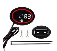 Motorbike Digital Clock - Multifunctional Voltage Gauge, LED Display Waterproof Smart Clock | 12V Real-Time Voltage Monitor | Watch Meter For Cycling Enthusiasts Commuting Urban Road Short Trip Riding