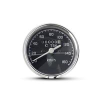 Motorbike Digital Meter For B&MW R50 R1 R12 R 71 CJ-K 750 Retro Round Motorcycle Speedometer Odometer Accessories 120KM 160KM Motorcycle Odometer(A)