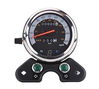 Motorbike Digital Speedometer With LED Indicator, Dual Odometer and Tachometer With Backlight, Headlight Turn Light Indicator