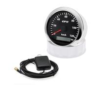 Motorbike Digital Tachometer 7 Color 30/60/80/120/200KMH 85MM GPS Speedometer Gauge with Antenna For Motorcycle Boat Car Truck Speed 9-32V