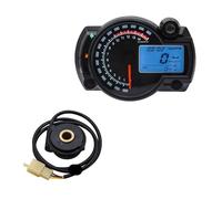 Motorbike Digital Tachometer For RX2N Digital Odometer Speedometer Instrument Universal For Motorcycle 299KM/H 7Colors Speed Gauge Meter Sensor Set