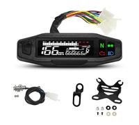 Motorbike Digital Tachometer Moto Dashboard Digital Motorcycle Speedometer For Russian For KR200 Speed Gauge Odo-meter Tacho Meter Accessories 8-16V