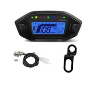 Motorbike Digital Tachometer Universal Motorcycle Meter 7 Colors Digital Meters Instrument 13000rpm Tachometer Turn Signal Light Indicator
