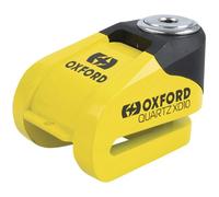 Oxford Quartz XD10 Motorcycle Brake Disc Lock (10MM Pin) - Yellow/Black