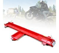 Motorbike Dolly Mover Motorcycle Stand Garage Parking Aid Trolley Skate Centre Tool Scooter Platform With Wheel Carrier Heavy Duty Support Moto For Transporting Motorcycles Red Load 567Kg 360°