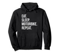 Motorbike Eat Sleep Motorbike Repeat Pullover Hoodie