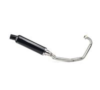 Motorbike exhaust 1 Set For H-ONDA CBF125 CBF150 150 Motorcycle Exhaust Pipe Muffler Full(Black- Silver)