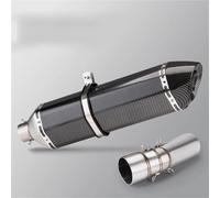Motorbike exhaust 51mm Motorcycle Exhaust Pipe Stainless Steel Muffler Silencers For BMW F800GS F800Gt F800R F650GS F700GS 2008-2012 2013 2014 2015 2016 2017(Multi-colored)