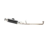 Motorbike Exhaust and Silencers For Yamaha PG-1 with a premium full exhaust system performance-driven design and a stylish carbon fiber tip(Brown)