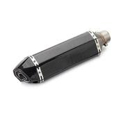 Motorbike Exhaust End Silencers 51mm Motorcycle Muffler Exhaust Escape End Tail Silencer Pipe Pot DB Killer(A3)