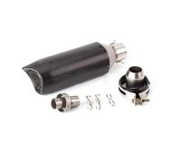 Motorbike Exhaust End Silencers 51mm Universal Motorcycle Exhaust Pipe Carbon Fiber Exhaust Escape Muffler With DB Killer(Type A1)