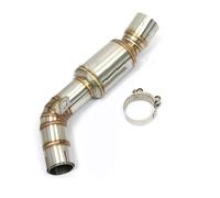 Motorbike Exhaust End Silencers For Benelli For Leoncino 800 Leoncino800 Motorcycle Exhaust Escape System Link Pipe Eliminator Enhanced Stainless Steel(B)
