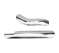 Motorbike Exhaust End Silencers For Shadow ACE VT400 VT750 VT 400 VT 750 1997-2013 Motorcycle Exhaust Muffler Pipe Leg Chrome Curved Heat Shield Cover Guard