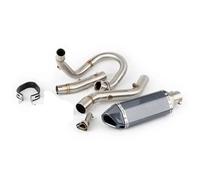 Motorbike Exhaust End Silencers For Suzuki DRZ 400 DRZ400 S DRZ400 SM DRZ400SM DRZ400S 2000-2024 Motorcycle Exhaust Muffler And Header Link Pipe(H)