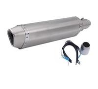 Motorbike Exhaust End Silencers For SUZUKI For KAWASAKI Universal 470mm Motorcycle Exhaust Pipe Muffler Silencer Escape Moto DB Killer Motorcycle Exhaust Muffler(Type E)