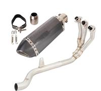 Motorbike Exhaust End Silencers For Triumph Trident 660 2021 2022 2023 2024 2025 Motorcycle Full Exhaust System Front Link Pipe Muffler DB Killer(A)