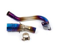 Motorbike Exhaust End Silencers For XMAX300 For XMAX250 2017 2018 2019 2020 Middle Link Pipe Full System Fit Exhaust Mufflers Exhaust With Muffler(B)