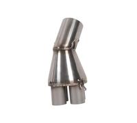 Motorbike Exhaust For BMW K75 100 100RS 1100 Stainless Steel Exhaust for Pipe Adapter Upgrade 4-in-1 Collector(30 degrees)