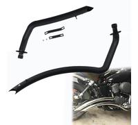 Motorbike exhaust For H-ONDA For Shadow VT750/ For Spirit 750/ Phantom VT750C VT750C2 VT750C2B VT750DC ACE750 For For Aero 750 Motorcycle Exhaust Pipe(Black- Silver)