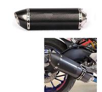 Motorbike exhaust For H-ONDA Pcx 125 150 Cb500 For BMW C650gt 51mm Motorcycle Exhaust Pipe With Muffler Kit Vent(Multi-colored)