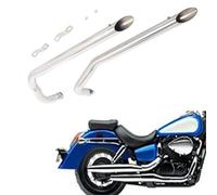 Motorbike exhaust For H-ONDA VT750C 2004 2005 2006 2007 2008 2009 2010 2011 2012 2013 2014 2015 2016 2017 2020 2021 2022 2023 2024 Motorcycle Exhaust Pipe Vent(Chrome)