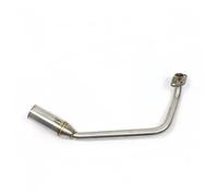 Motorbike Exhaust Motorcycle Exhaust Muffler Modified Front Connection Mid for Pipe For Honda PCX 125 150 2010-2016(B 2018-2020)
