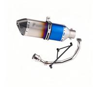 Motorbike Exhaust Mounting Parts For GY6 For Engine Front Exhaust For Pipe Small Hexagon RS100 For Yamaha For Ghost For Fire For Fuxi(Half-blue)