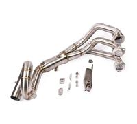 Motorbike Exhaust Muffler Compatible With For FJ09 For TRACER 900 2015-2020 51mm Motorcycle Exhaust For Escape Moto Systems Slip On Front Link Pipe Elbow