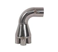 Motorbike exhaust pipe 30/90/180 Degrees Motorcycle Exhaust Adapter Collector Refitting For K100 K75 Muffler Pipe