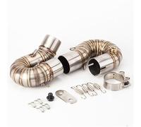 Motorbike Exhaust Pipe Compatible With CBR1000RR 2008-2016 Motorcycle Exhaust Muffler Middle Link Pipe Removable Accessories