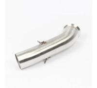 Motorbike Exhaust Pipe For 390 250 125 For DUKE For RC390 For RC 2017 2018 Motorcycle Exhaust Middle Pipe Slip On(Silver)