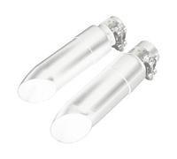 Motorbike Exhaust Pipe For Indian For Silencer For Out Bobber Sixty For Rogue Twenty 2015-2023 Slip-On Exhaust System Short GP Slip Ons Mufflers With DB Killer(Silver No muffler)