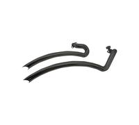 Motorbike Exhaust Pipe Motorcycle Dual Exhaust Full System Muffler Double Silencer For V Star For Dragstar 1100 For XVS1100 For V-Star XVS XVS1100AW Classic(Black Matte)