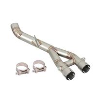 Motorbike Exhaust Pipe Motorcycle Exhaust E&scape Systems For YA&MAHA YZF-R1 YZF R1 R1M YZFR1M MT10 MT 10 2015-2023 Modifed 60mm Muffler Link Pipe Silencer Tube Connecting
