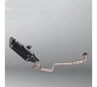 Motorbike Exhaust Pipe Motorcycle Exhaust Pipe For HO&NDA XADV750 X-ADV X ADV XADV 750 E&scape System Front Link Tube Slip On Connector Muffler Silencer Tube Connecting(Color 1)
