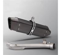 Motorbike Exhaust Pipe Motorcycle Exhaust Pipe For SUZUKI GSXR1000 GSXR GSX-R 1000 2007-2011 Es&cape System Tube Link Pipe 51mm Muffler Connection Tube Silencer(Color 9)